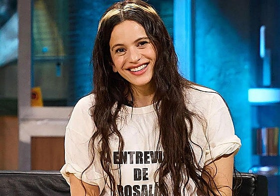 Rosalía, durante su entrevista en 'La revuelta'.