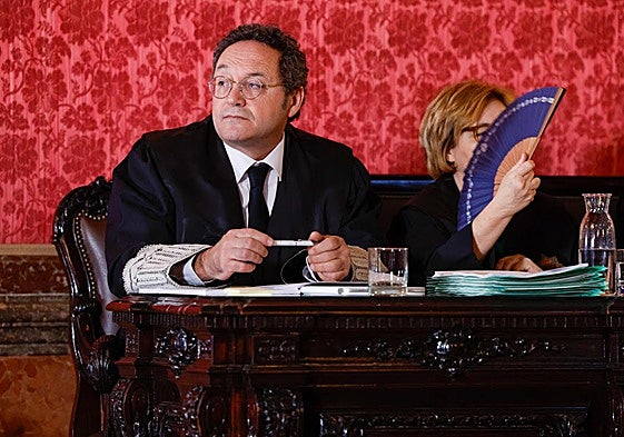 García Ortiz, en un momento del juicio.