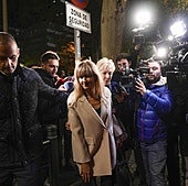 La secretaria general de la Presidencia del Ejecutivo, Judit González, a la salida del Juzgado de Instrucción este domingo