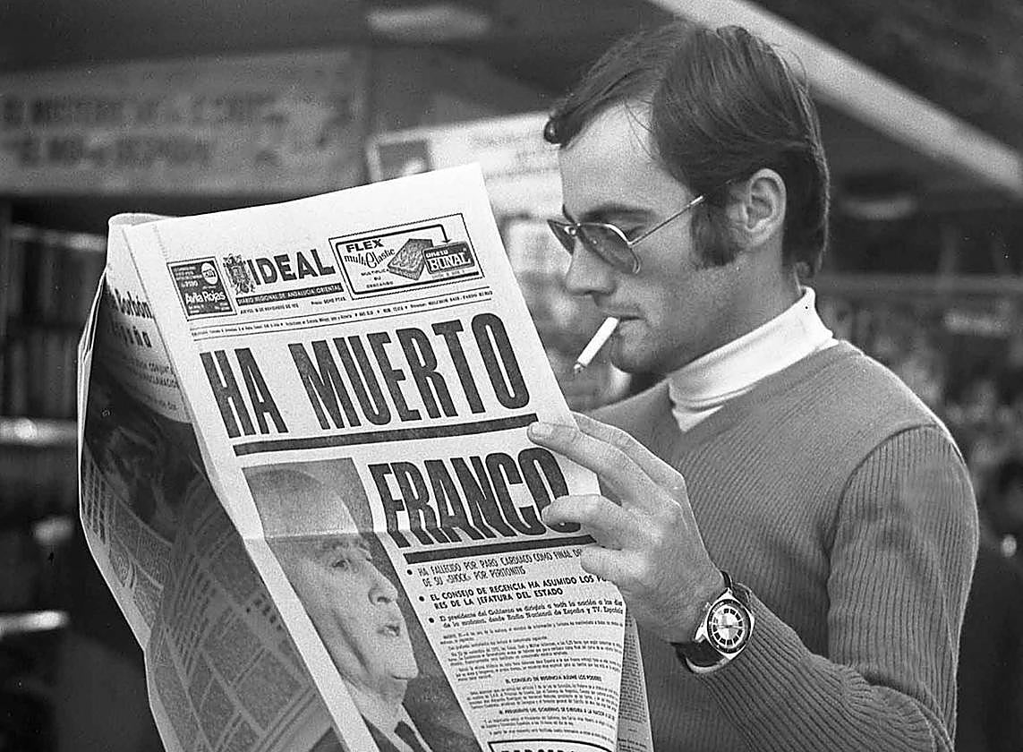 La muerte de Franco copó todas las portadas de la época e hizo correr ríos de tinta.