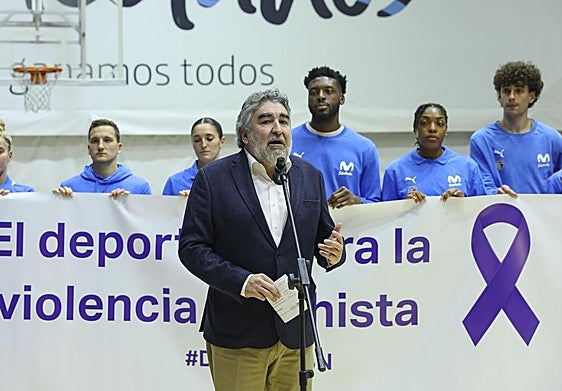 El presidente del CSD, José Manuel Rodríguez Uribes, durante la presentación de la campaña.