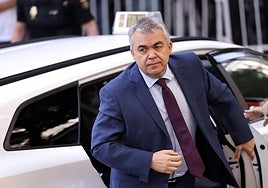 El exsecretario de Organización del PSOE, Santos Cerdán, a su llegada al Tribunal Supremo en junio pasado.