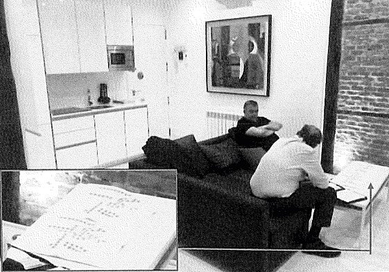 Imagen del sumario del piso franco junto al Congreso usado por Cerdán para reunirse con las constructoras