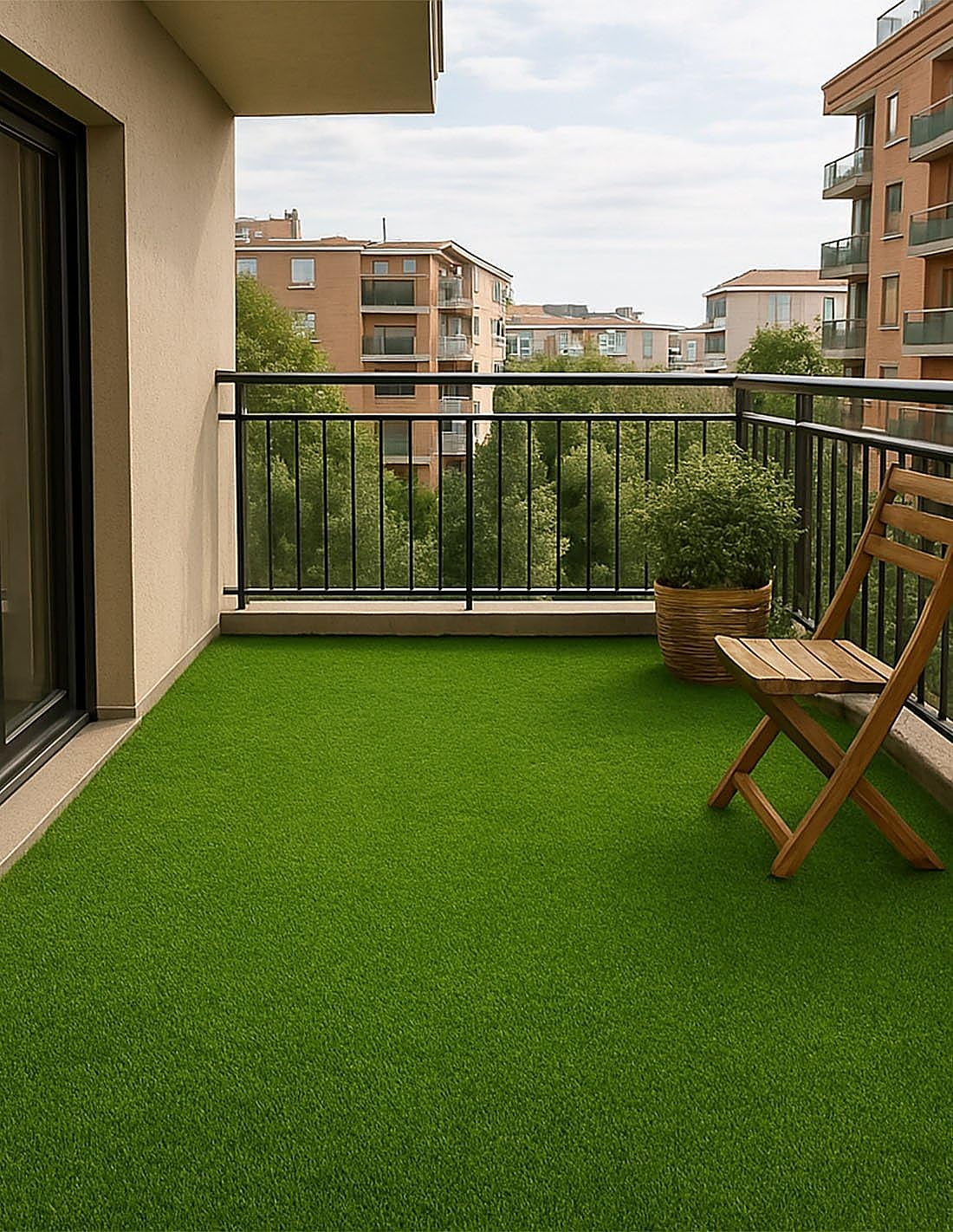 Rodéate de verde con el mejor césped artificial para jardines, terrazas y piscinas
