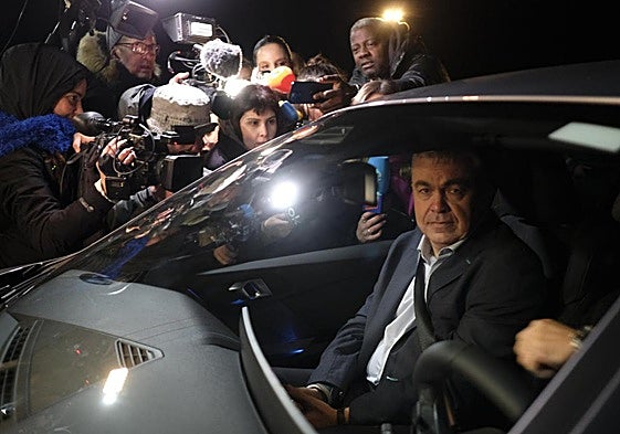 Santos Cerdán, tras su salida de Soto del Real