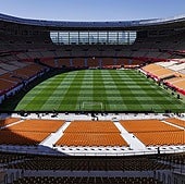Imagen panorámica del estadio de La Cartuja en Sevilla, sede de la final de Copa hasta 2028.