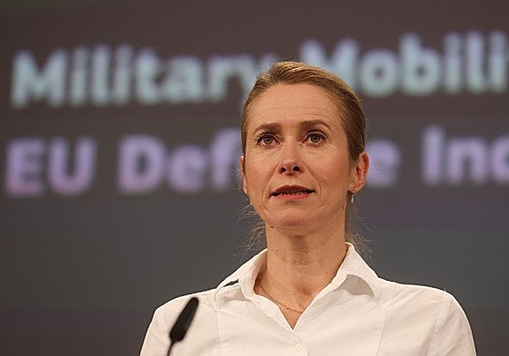 La jefa de la diplomacia europea, Kaja Kallas.