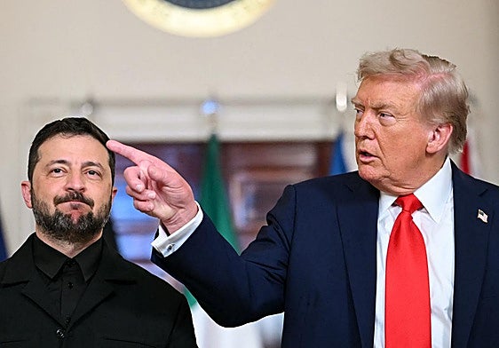 Zelenski y Trump en su reunión del pasado mes de agosto.