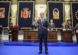 Javier Aureliano García Molina presenta su renuncia como presidente de la Diputación Provincial de Almería.