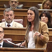 La portavoz de Junts en el Congreso, Miriam Nogueras.