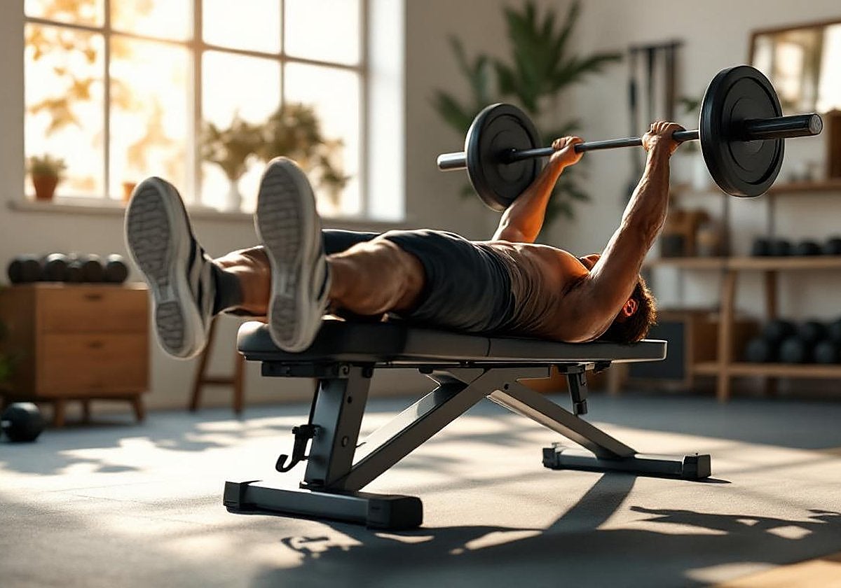 Si te gusta entrenar en casa, no te pierdas estos bancos de musculación