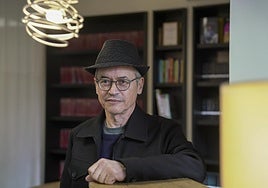 Joe Sacco, momentos antes de la entrevista