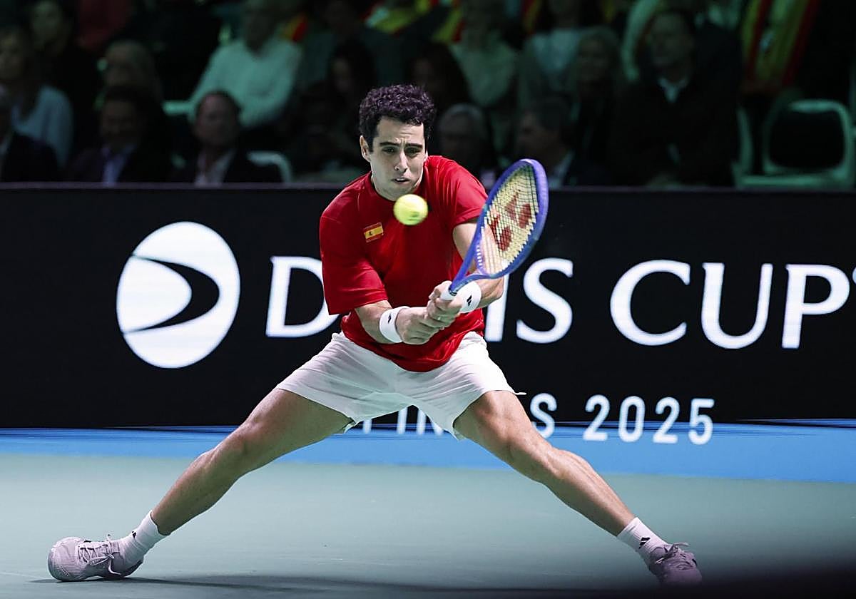 Jaume Munar en su partido ante Zverev.