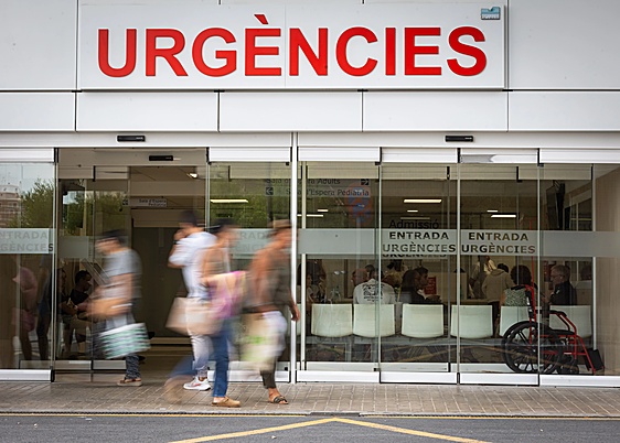 Urgencias del Hospital Clínico de Valencia.