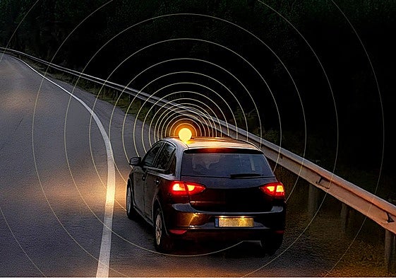 Baliza conectada de la DGT