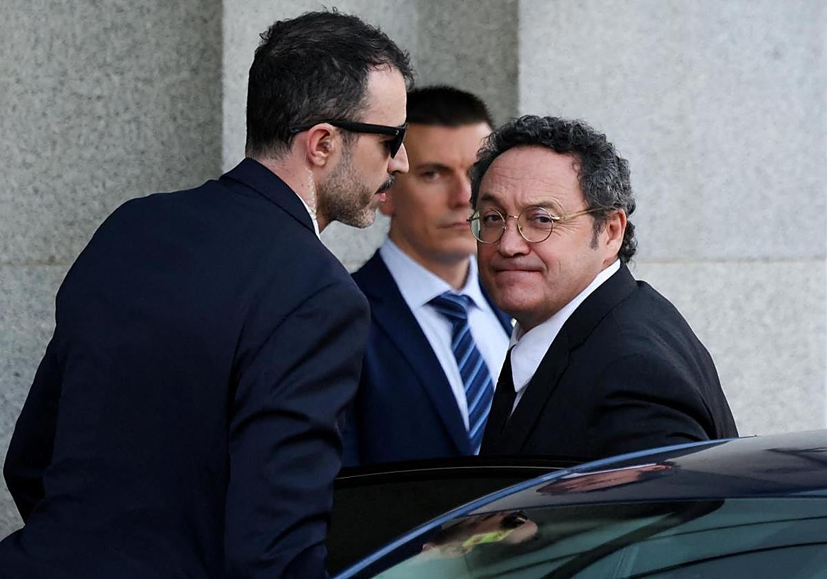 Álvaro García Ortíz a su llegada al Tribunal Supremo.