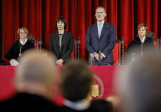 El Rey preside el acto de apertura del curso de las universidades españolas.
