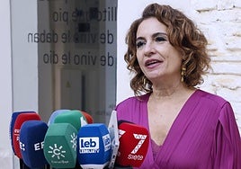 La vicepresidenta primera, María Jesús Montero.