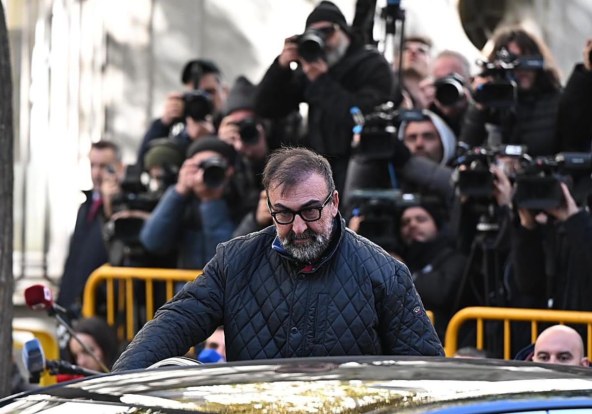 Koldo García entrando en el Tribunal Supremo antes de ser enviado a prisión