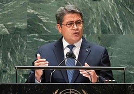 El expresidente hondureño Juan Orlando Hernández.