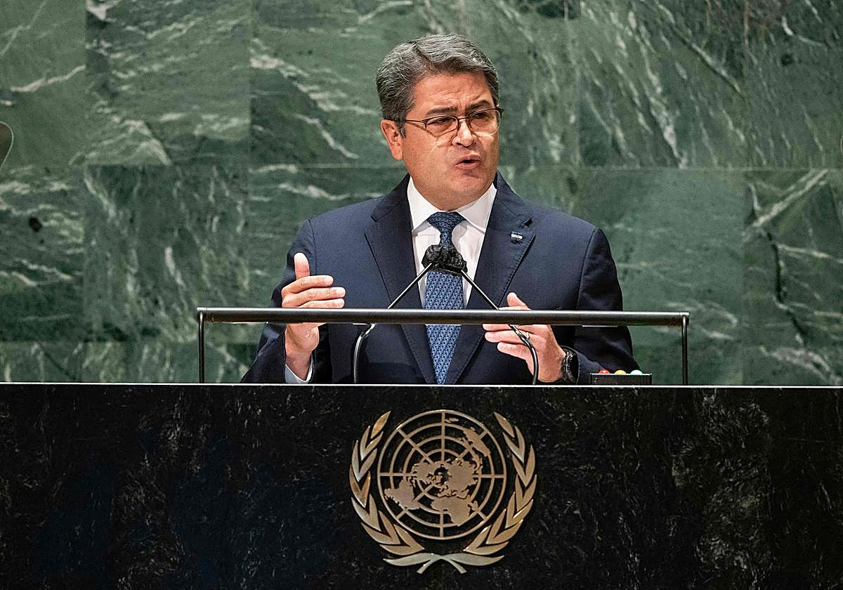 El expresidente hondureño Juan Orlando Hernández.