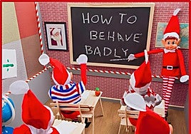 Déjate seducir por estos traviesos elfos para decorar tu casa en Navidad