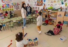 Un aula española de la segunda etapa de educación infantil.