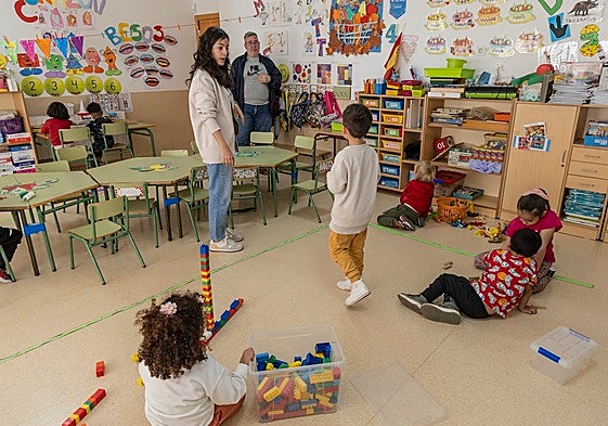 Un aula española de la segunda etapa de educación infantil.