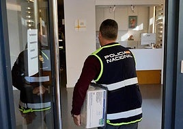 Registro policial efectuado el pasado miércoles.