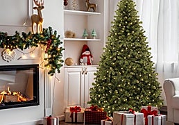 Estos sárboles de Navidad plegables son perfectos para ahorrar espacio y decorar rápido