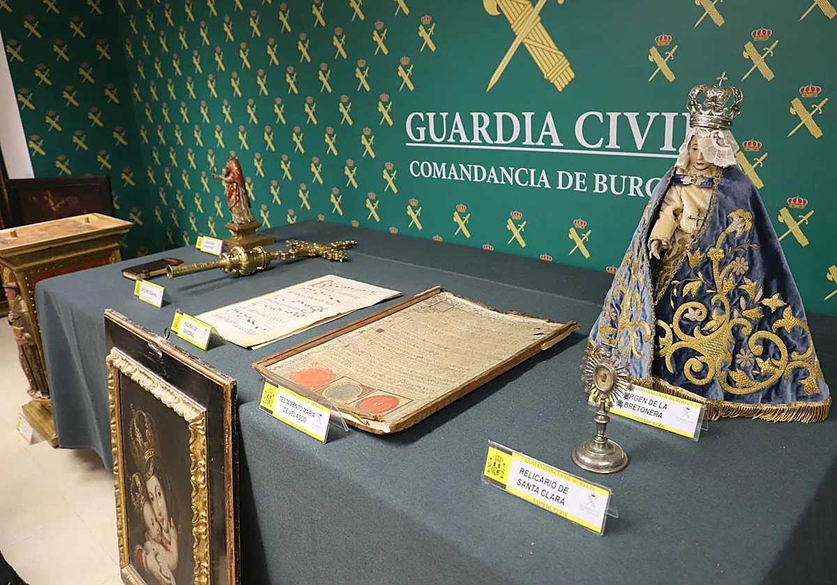 Muchas de las piezas recuperadas atesoran un enorme valor artístico e histórico.