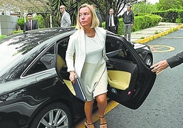 La rectora del Colegio de Europa, Federica Mogherini, en una foto de archivo.