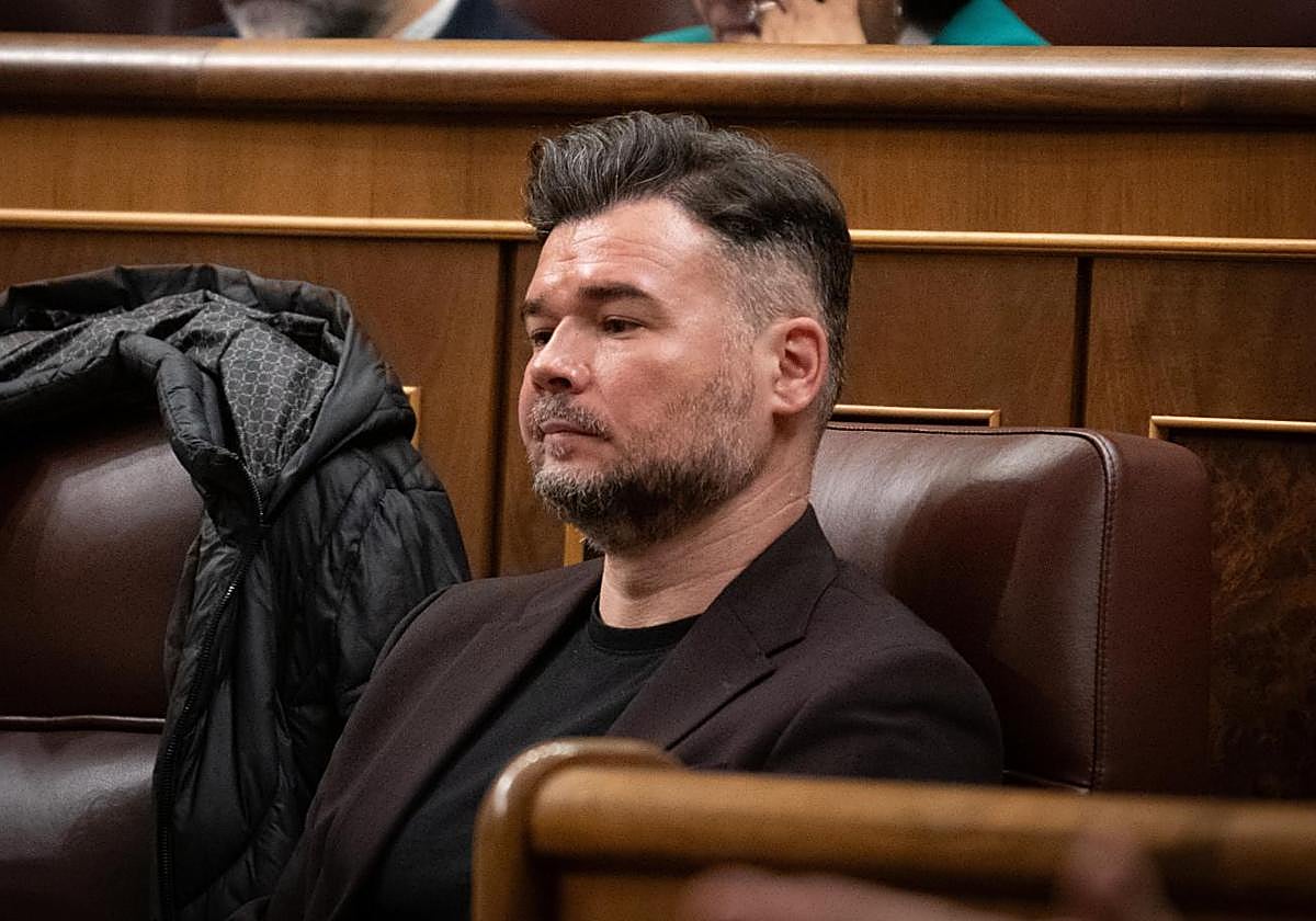 El portavoz de Esquerra en el Congreso, Gabriel Rufián.