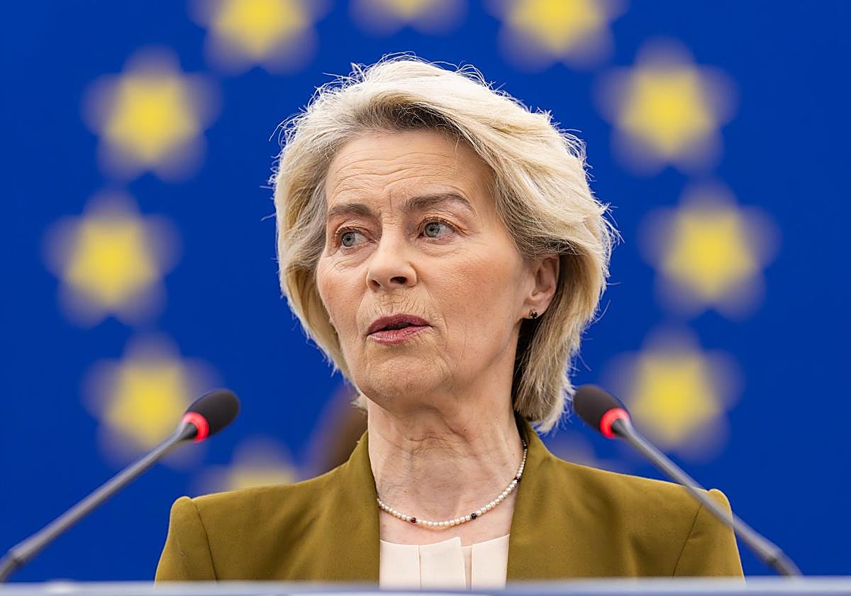 La presidenta de la Comisión Europea, Ursula von der Leyen.