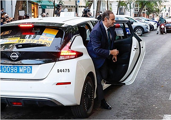 José Luis Ábalos el pasado 27 de noviembre llega al Supremo antes de ser enviado a prisión