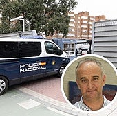 Comisaría de Policía Nacional. En detalle, imagen del detenido, el jefe del grupo de Estupefacientes de la Policía Nacional de Valladolid