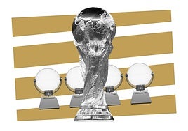 Ensayo previo al sorteo del Mundial, que se llevará a cabo hoy a partir de las 18:00 (hora española).