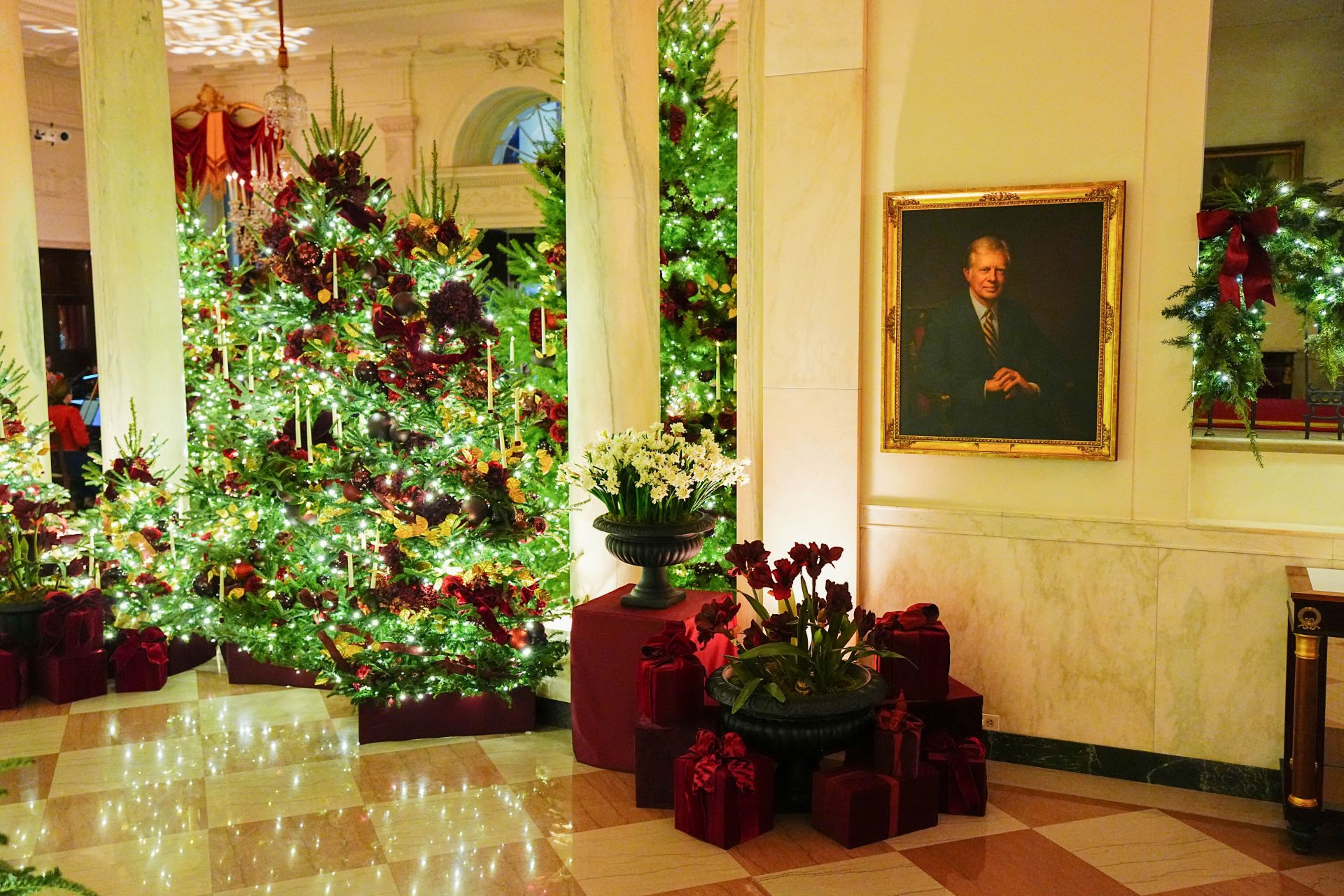 Los Trump ya celebran la Navidad en la Casa Blanca