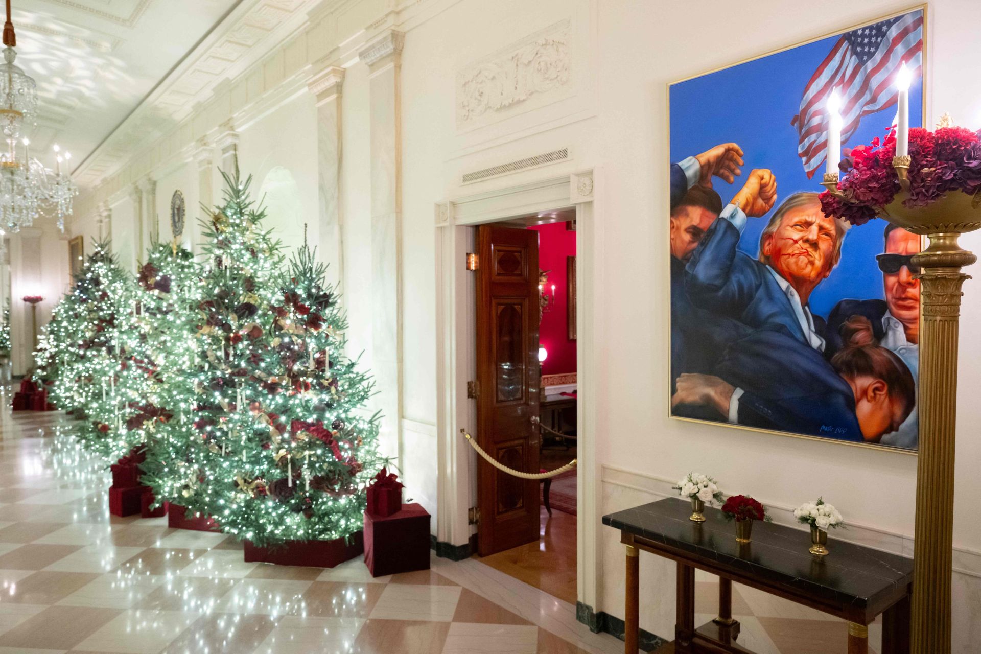 Los Trump ya celebran la Navidad en la Casa Blanca
