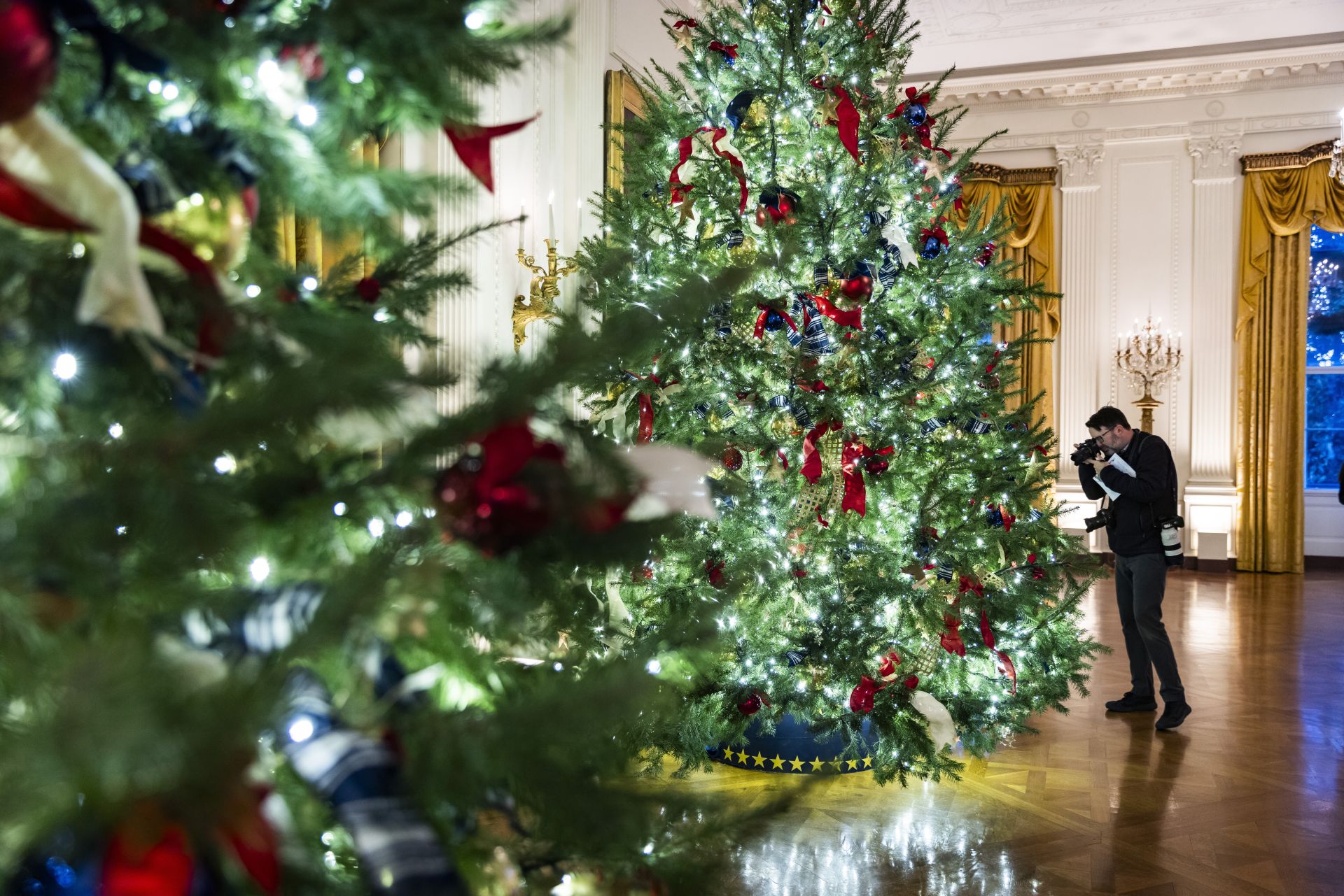 Los Trump ya celebran la Navidad en la Casa Blanca