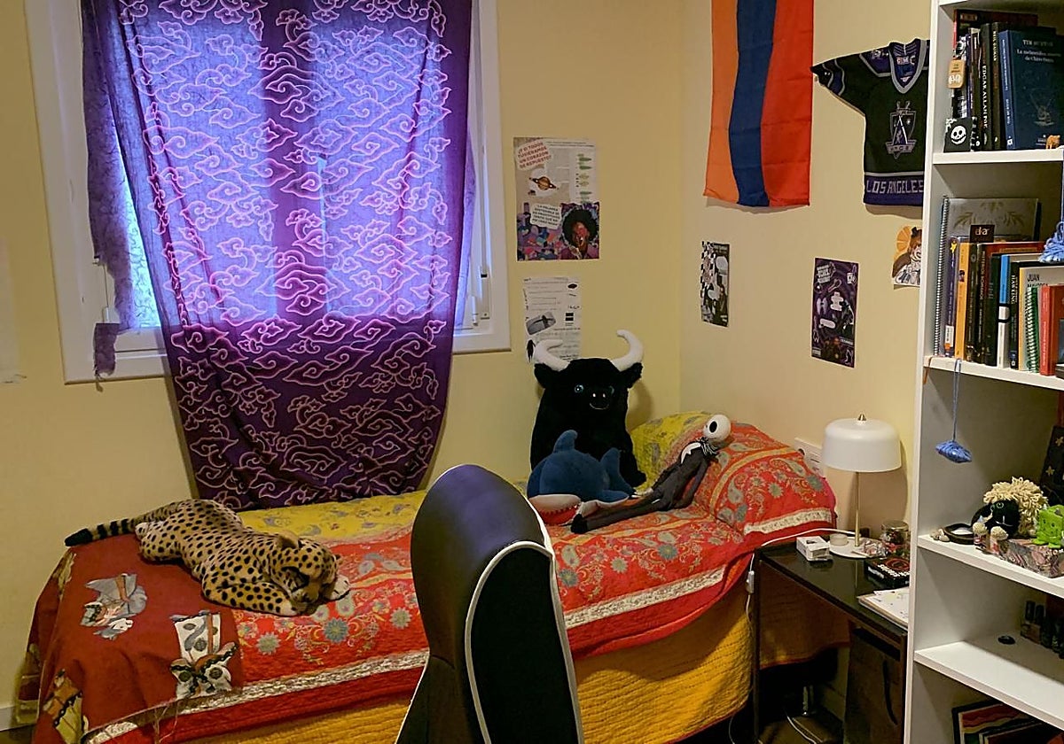 El dormitorio deshabitado de una de las hijas.