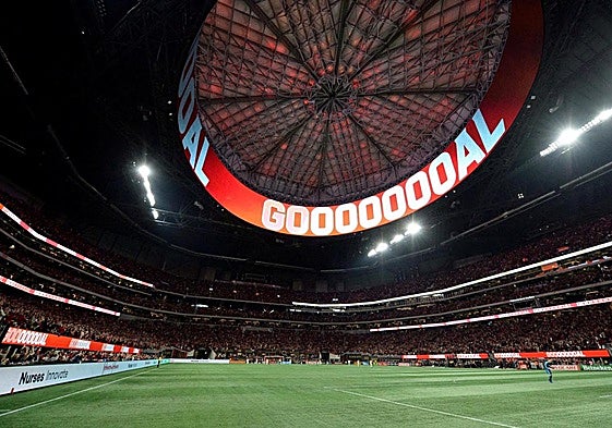 El Mercedes-Benz Stadium de Atlanta