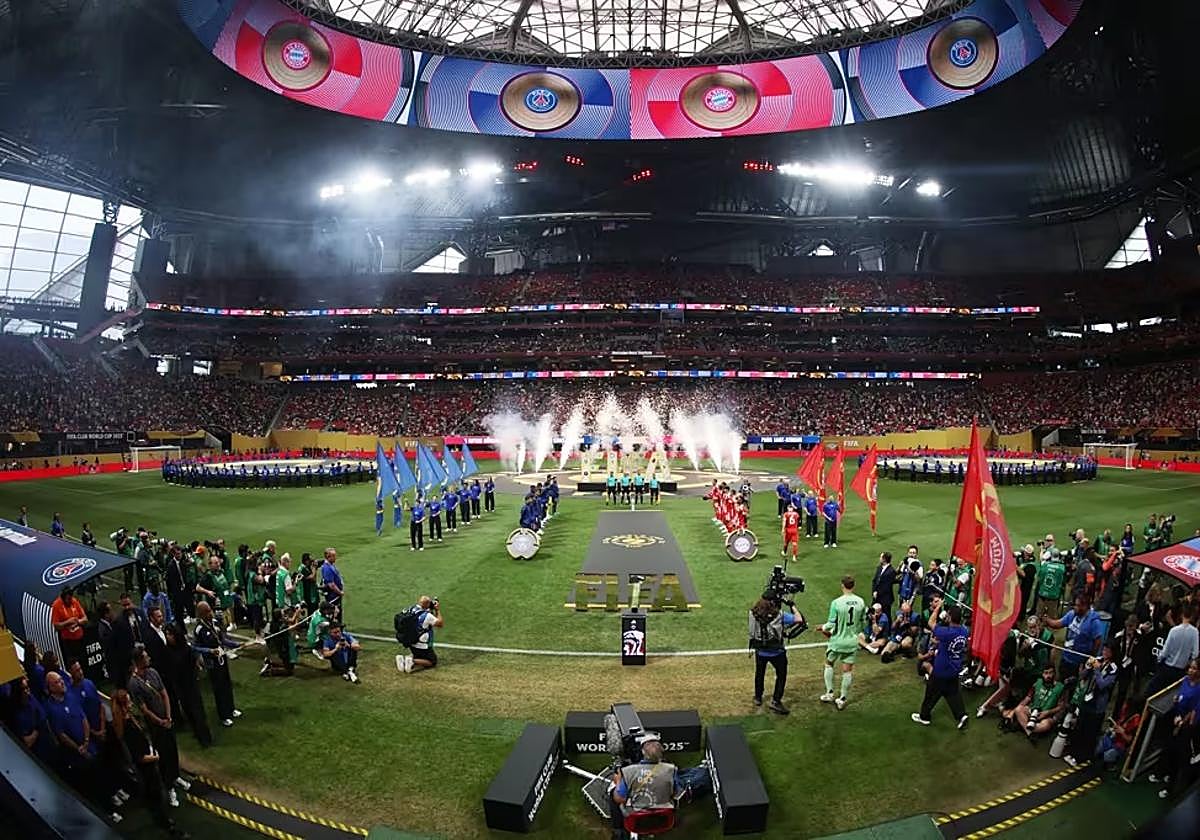 El Mercedes-Benz Stadium de Atlanta