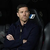 Xabi Alonso, tocado antes de la visita de Guardiola