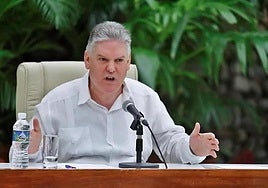 Alejandro Gil en una imagen tomada cuando formaba parte del gabinete de Díaz-Canel.