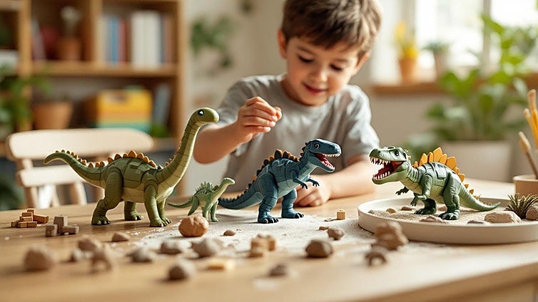 Los mejores juguetes de dinosaurios para estimular la imaginación de los más pequeños