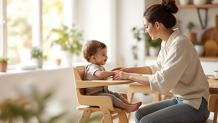Estas tronas evolutivas para bebé crecerán con tu hijo y encajan a la perfección en tu hogar