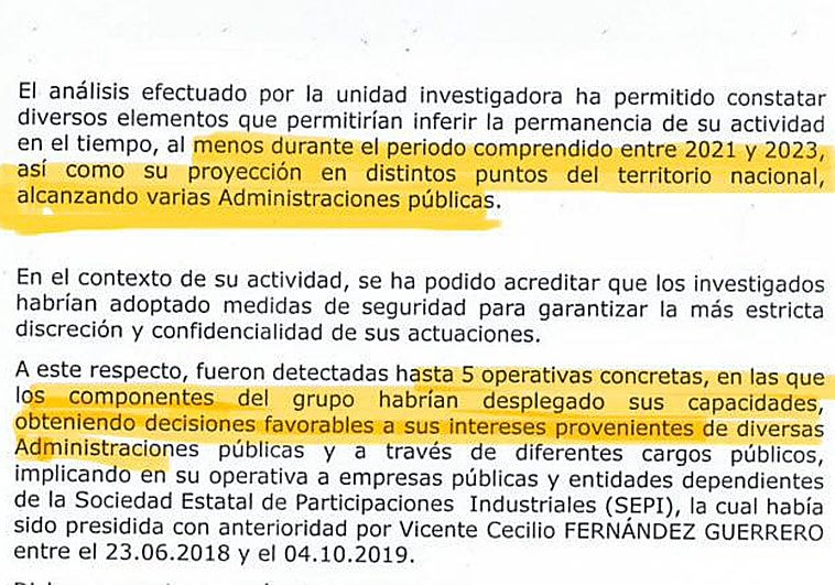 Los papeles de la trama de la fontanera: tres años de amaños con la ayuda de «diferentes cargos públicos»