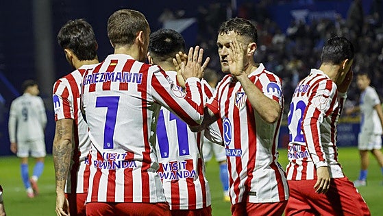El Atlético cumple con apuros; Villarreal, Celta, Levante y Sevilla, eliminados