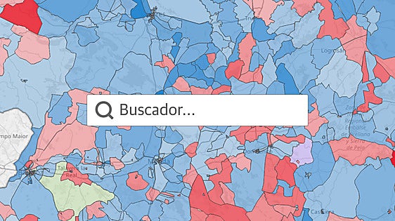 El mapa del voto en Extremadura, calle a calle
